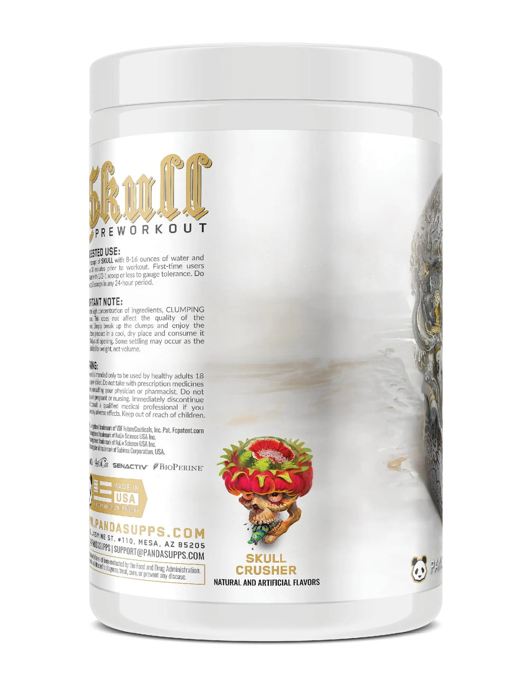 Underground Bio Labs/Panda Supps Skull High Stimulant/Nootropic Pre-Workout,Lion's Mane Underground Bio Labs Au supplements