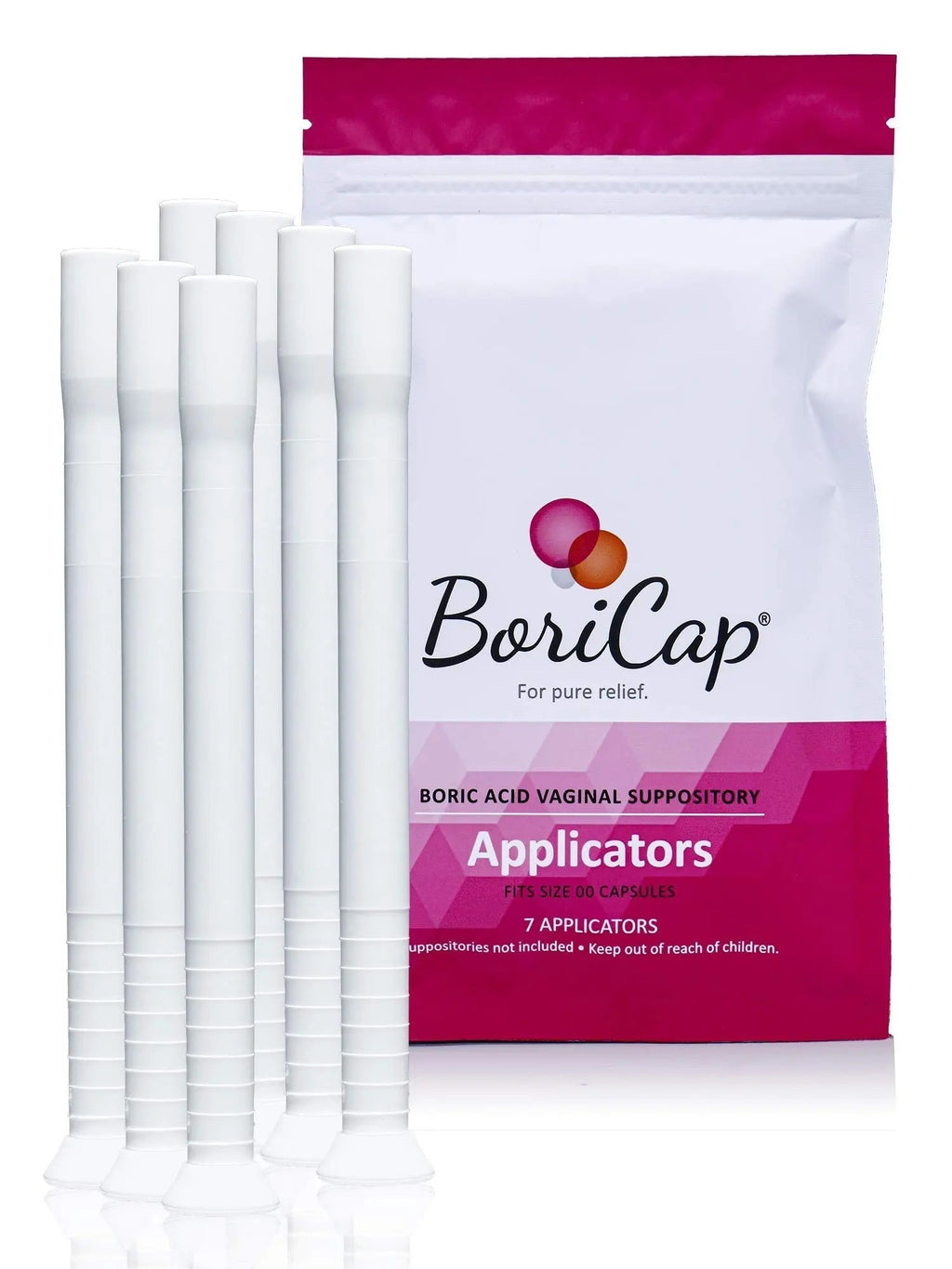 BoriCap Boric Acid Vaginal Suppository Applicators, 7 Applicators - Hygienic Solution BoriCap Au supplements
