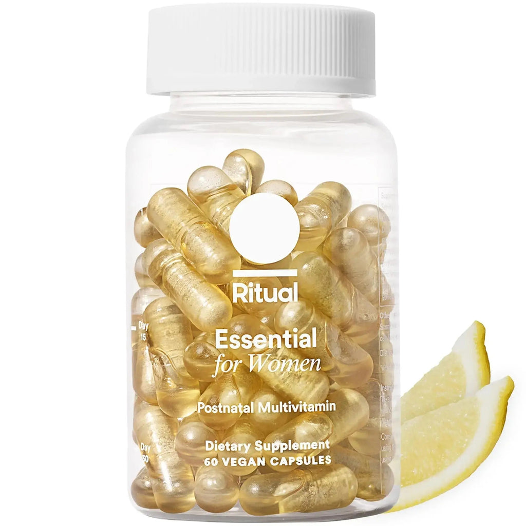 Ritual Essential for Women Postnatal Multivitamin - Postpartum Vitamin - Omega-3 DHA & Choline for Lactation Support, Vitamin A, C, D3 & Zinc Ritual Au supplements