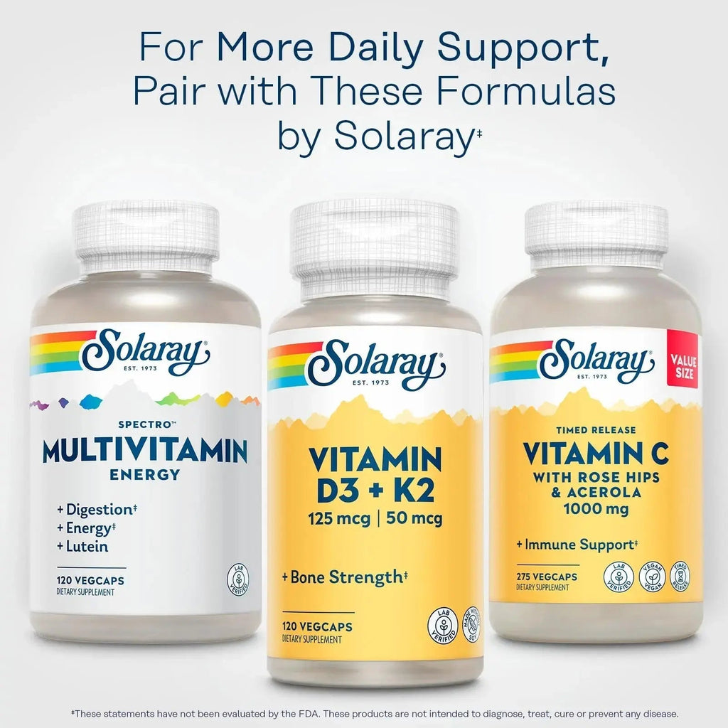SOLARAY Spectro Energy Multivitamin for Women and Men - Cellular Energy, Digestion, Eye Health and Immune Support SOLARAY Au supplements