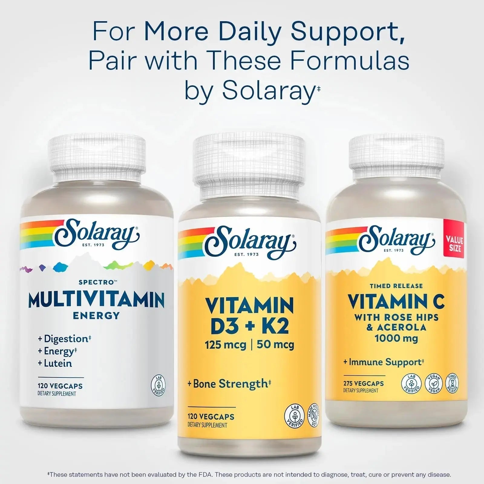 SOLARAY Spectro Energy Multivitamin for Women and Men - Cellular Energy, Digestion, Eye Health and Immune Support SOLARAY Au supplements