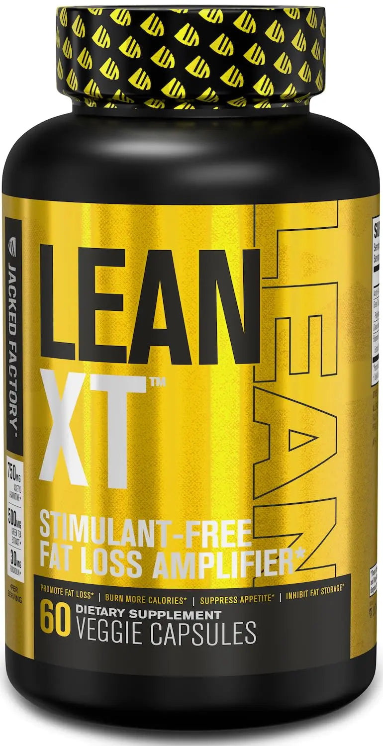 Lean-XT Caffeine Free Fat Burner - Non Stim Weight Loss Supplement, Appetite Suppressant Jacked Factory Au supplements