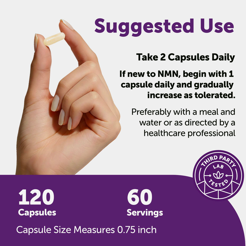 Micro Ingredients NMN Complex 1000mg Per Serving, 120 Veggie Capsules | 10-in-1 with Nicotinamide Mononucleotide, Resveratrol, CoQ10, Quercetin & Glutathione