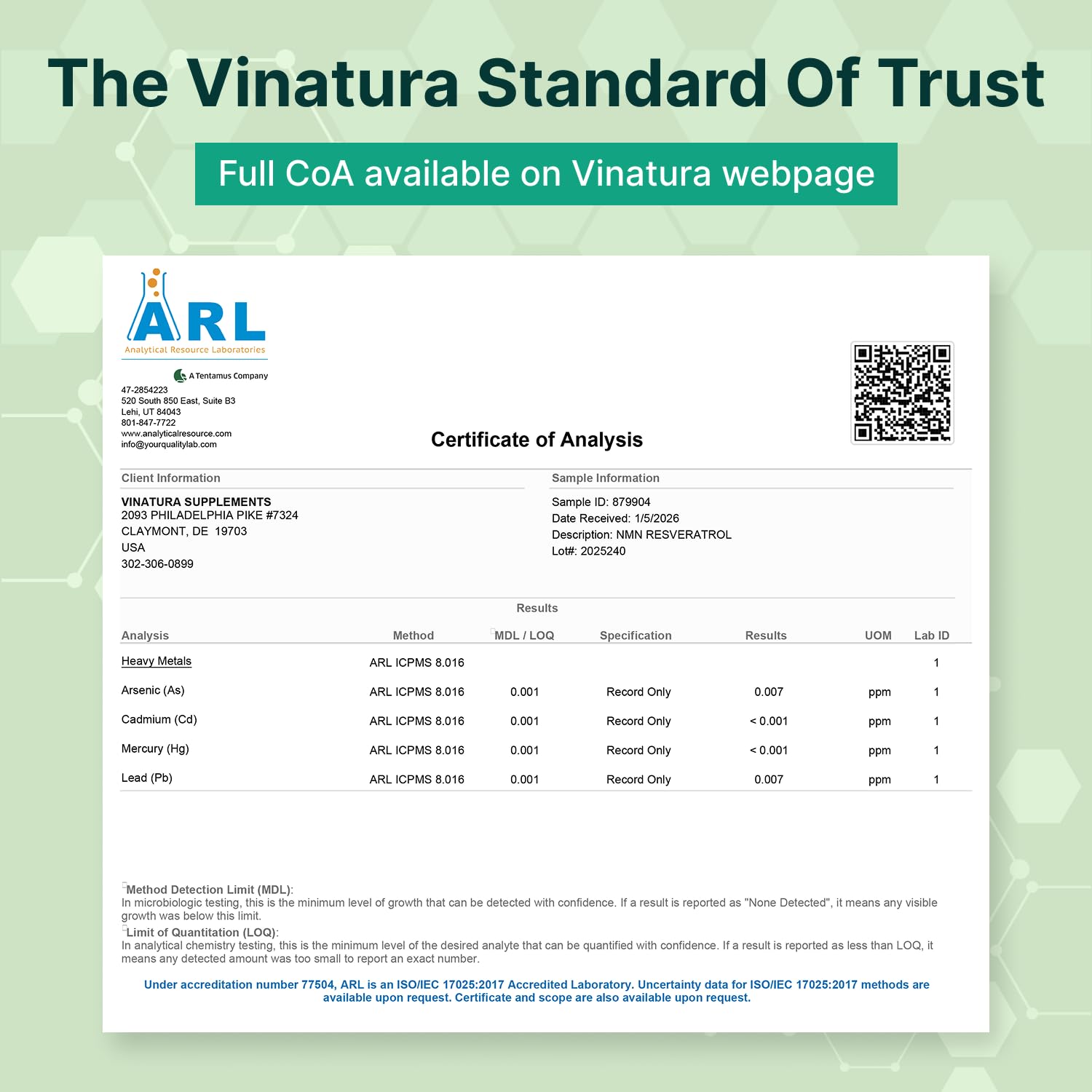 VINATURA NMN Complex Supplement 1325MG - NMN 1000mg with Resveratrol and TMG, Support NAD+, 60 Capsules VINATURA Au supplements