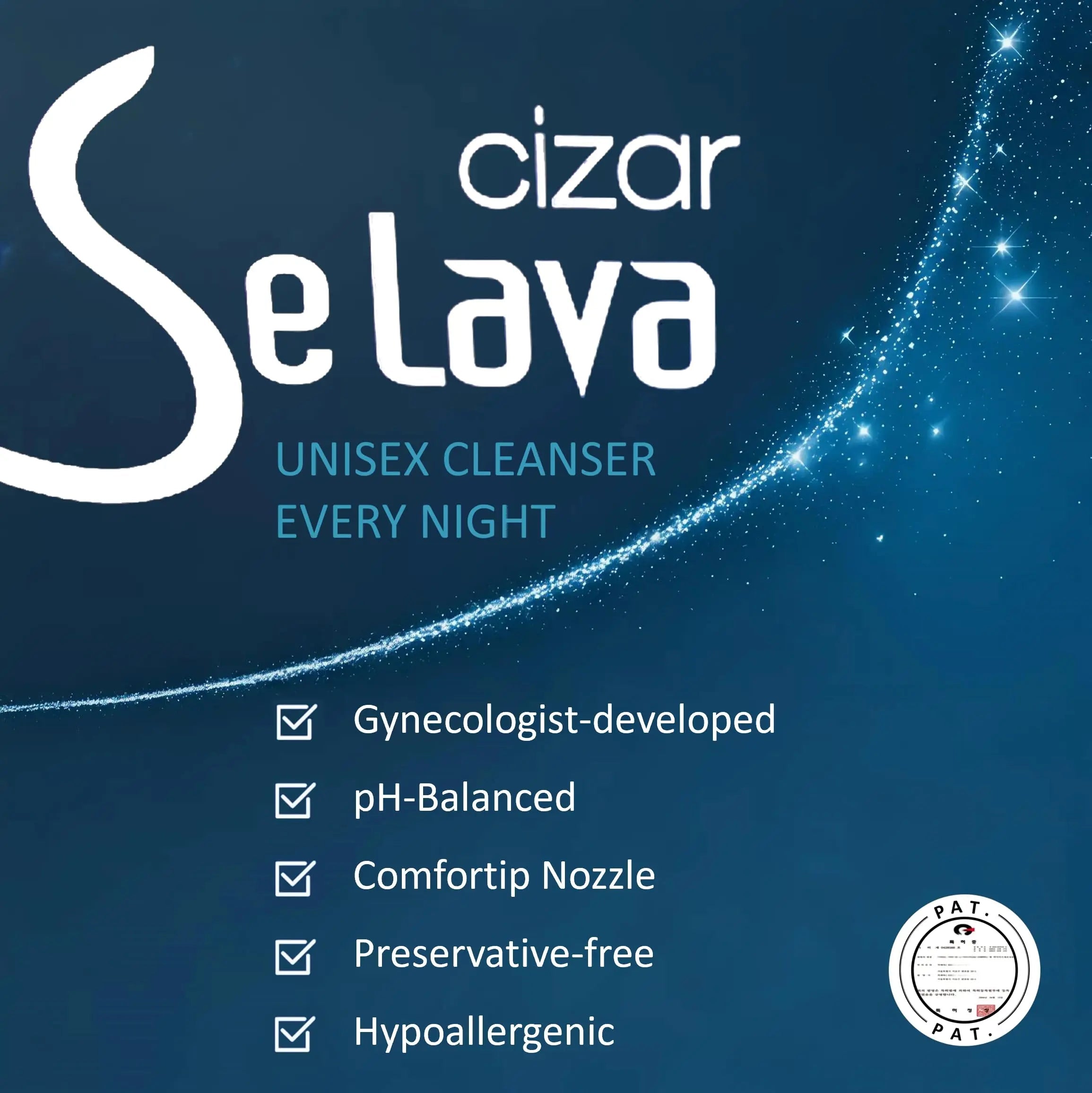 Cizar - Selava, Feminine Wash 15ml 7ea, Gynecologists Developed, Preservative-Free Cizar Au supplements