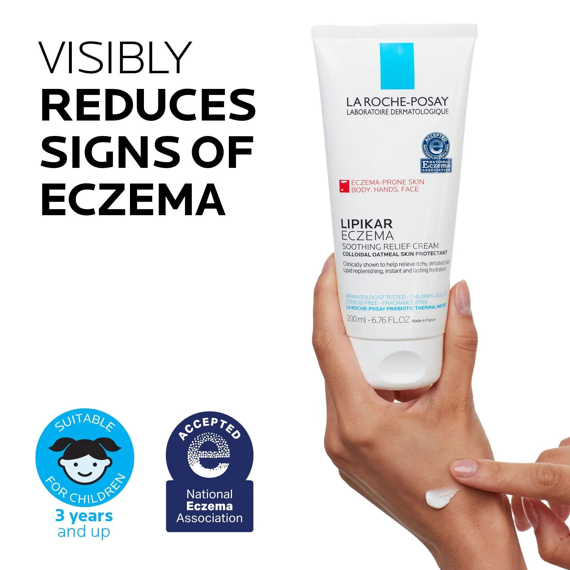 La Roche-Posay Lipikar Soothing Relief Eczema Cream, Face and Body La Roche-Posay Au supplements
