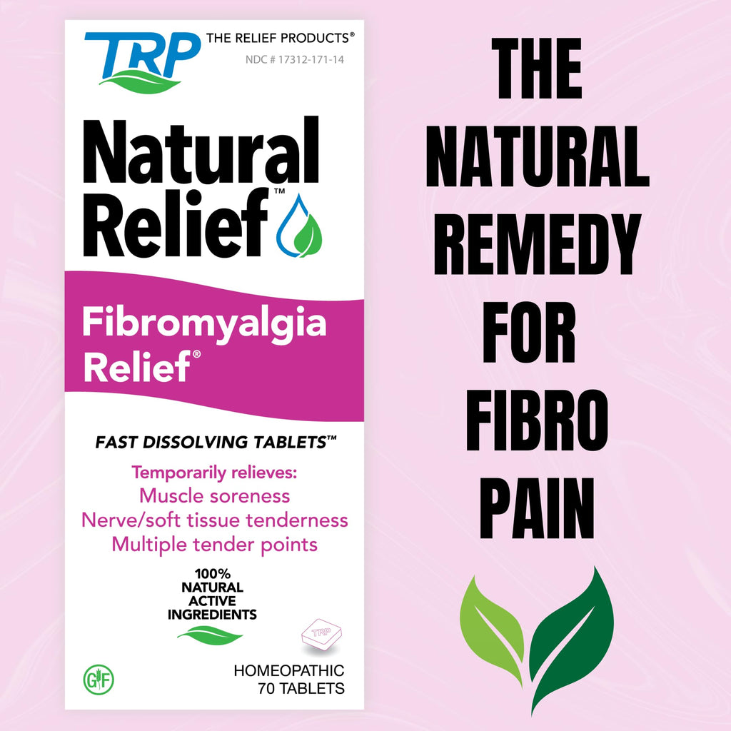 The Relief Products Natural Fibromyalgia Temporary Relief of Muscle Soreness Discomfot Tenderness Difficulty Moving & Joint Pain - 70ct TRP THE RELIEF PRODUCTS Au supplements