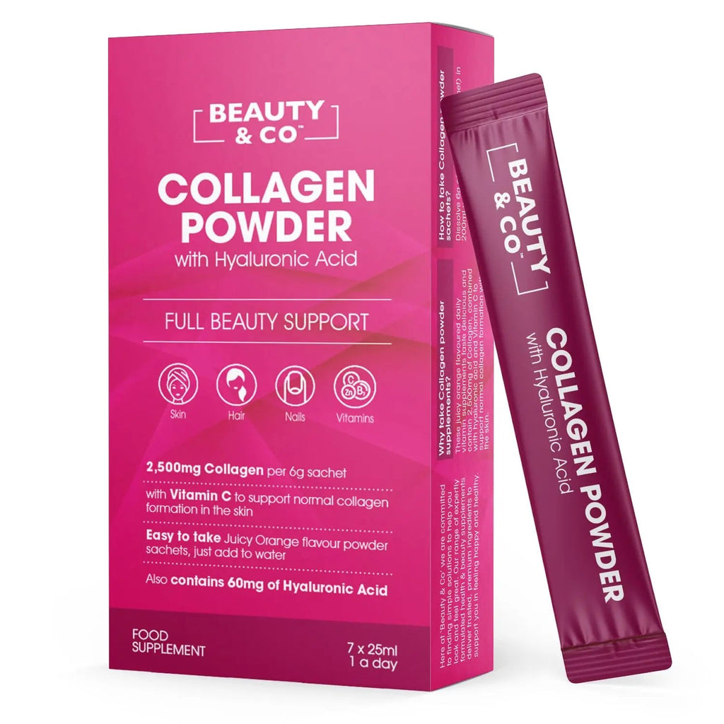 Collagen 2500mg Powder Supplement Boosted with Vitamin C and Hyaluronic Acid (Bovine) Beauty & Co Au supplements