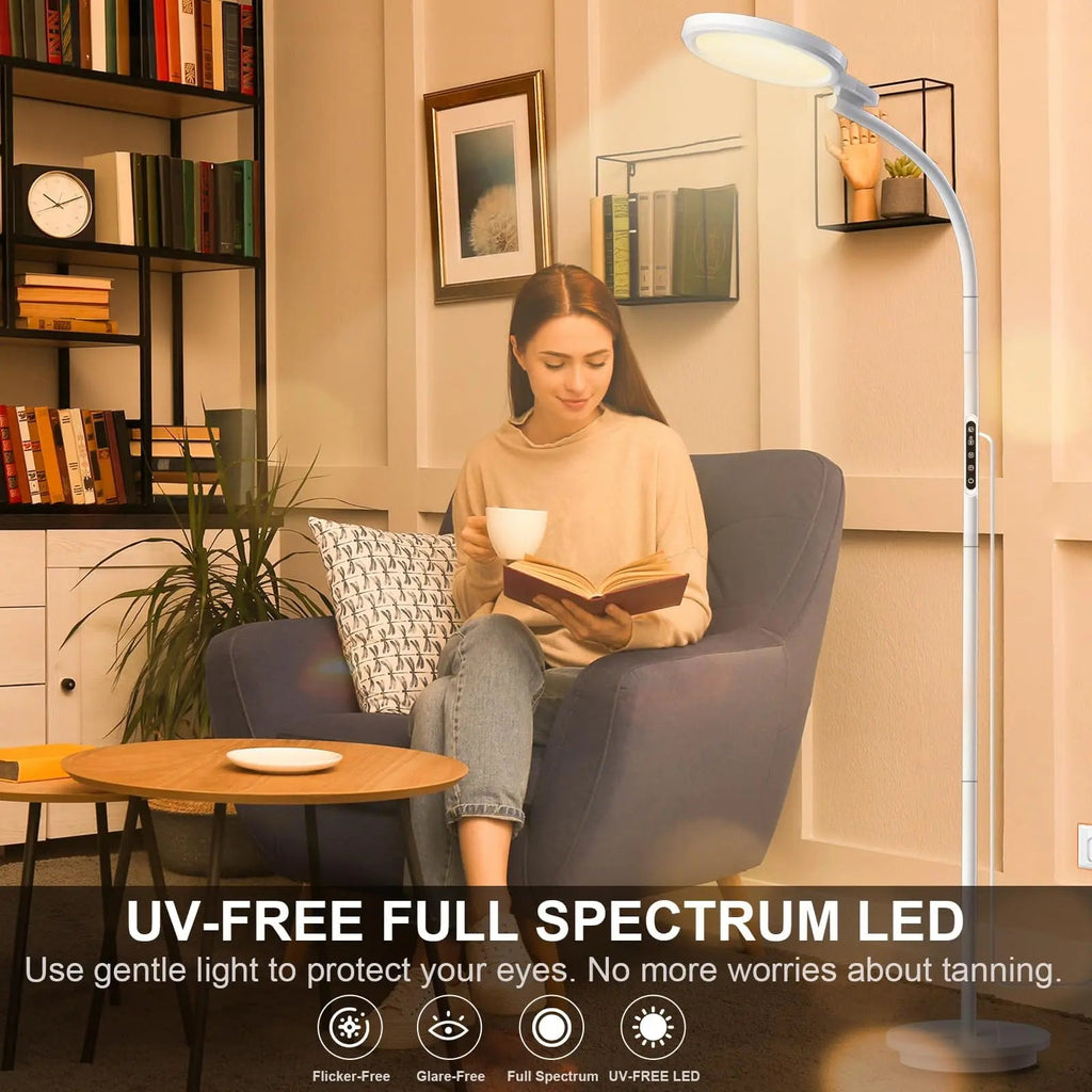 Sunlamlux Light Therapy Lamp, UV-Free Sun Light Therapy Lamp, 10000 Lux Floor Lamp Sunlamlux Au supplements