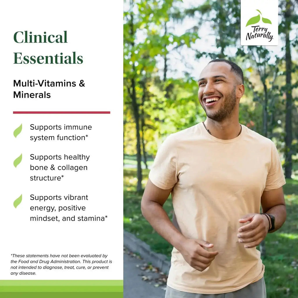 Terry Naturally Clinical Essentials - Supplement to Aid Bone, Cardiovascular & Immune Health - Supplement with Chelated Minerals Terry Naturally Au supplements
