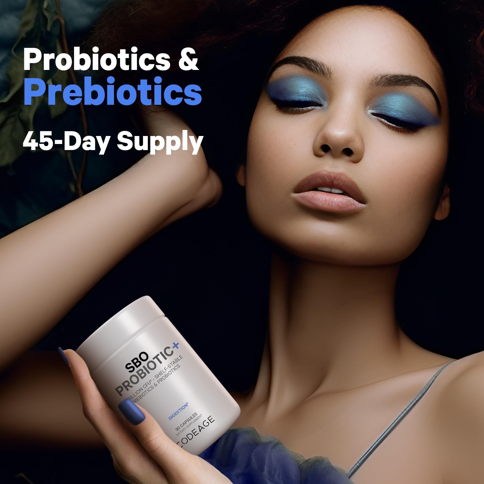 Codeage Daily ADK Vitamin & Probiotic Bundle – Vitamin A Retinyl Palmitate, Vitamin D3 Cholecalciferol, Vitamin K, 50 Billion CFU SBO Probiotic Blend, Non-GMO Codeage Au supplements