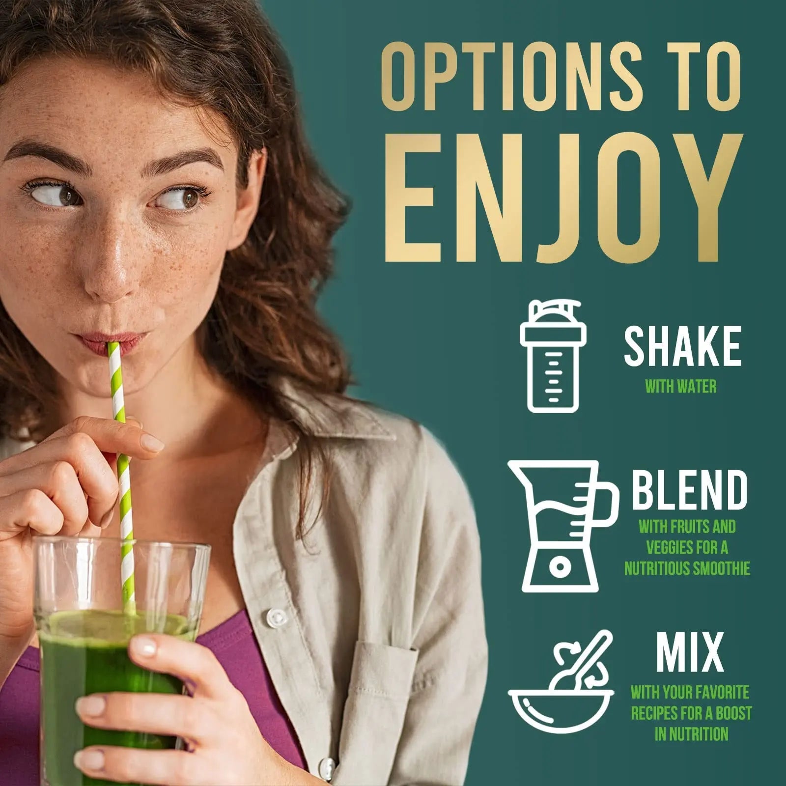 Greens Superfood Powder Supplement - Super Green Smoothie Mix Blend with Spirulina Nature's Nutrition Au supplements