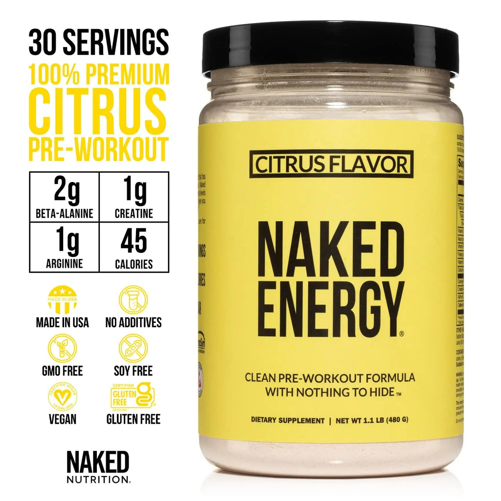 NAKED nutrition Vegan Energizing Bundle: Naked Citrus Energy Super Greens Powder NAKED nutrition Au supplements