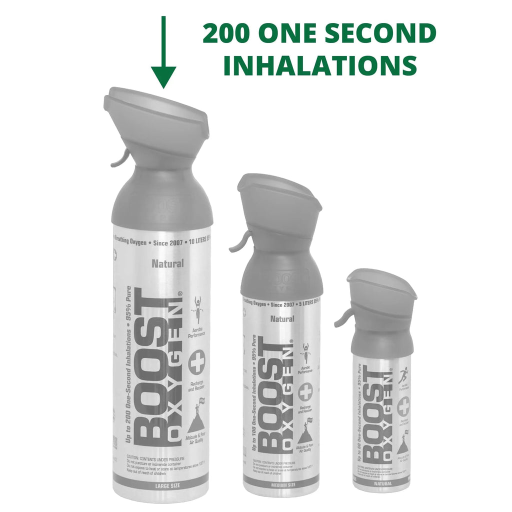 Boost Oxygen Supplemental Oxygen to Go | All-Natural Respiratory Support for Health, Wellness Boost Oxygen Au supplements