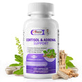 Alliwise Cortisol Supplements for Women & Men - Adrenal Support with Ashwagandha, L-Theanine & Holy Basil for Stress Relief, Mood & Steady Focus - Hormone Balance - 120 Vegan Capsules Alliwise Au supplements
