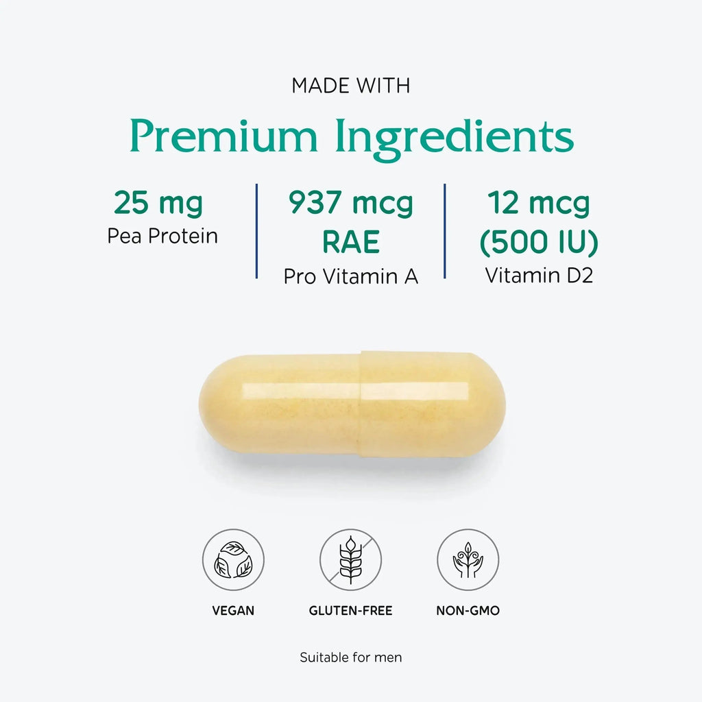 Vitanica Vegan Symmetry - Daily Multivitamin for Vegans - Heart, Bone & Immune System Health Support with Vitamin B12, Zinc, Calcium Vitanica Au supplements