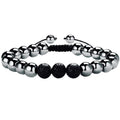 RENZHI-Magnetic Hematite Bracelet–Beaded Magnetic Bracelets for Men and Women RENZHI Au supplements
