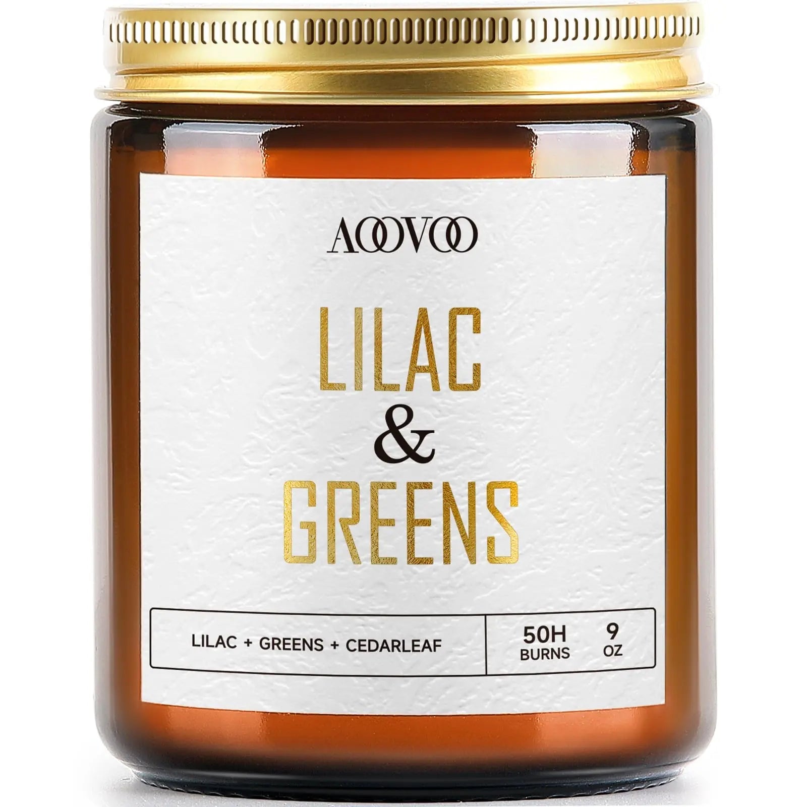 AOOVOO Lilac Candle, Candles Gifts for Women, Green Leaves Lilac Candle, Scented Candle AOOVOO Au supplements