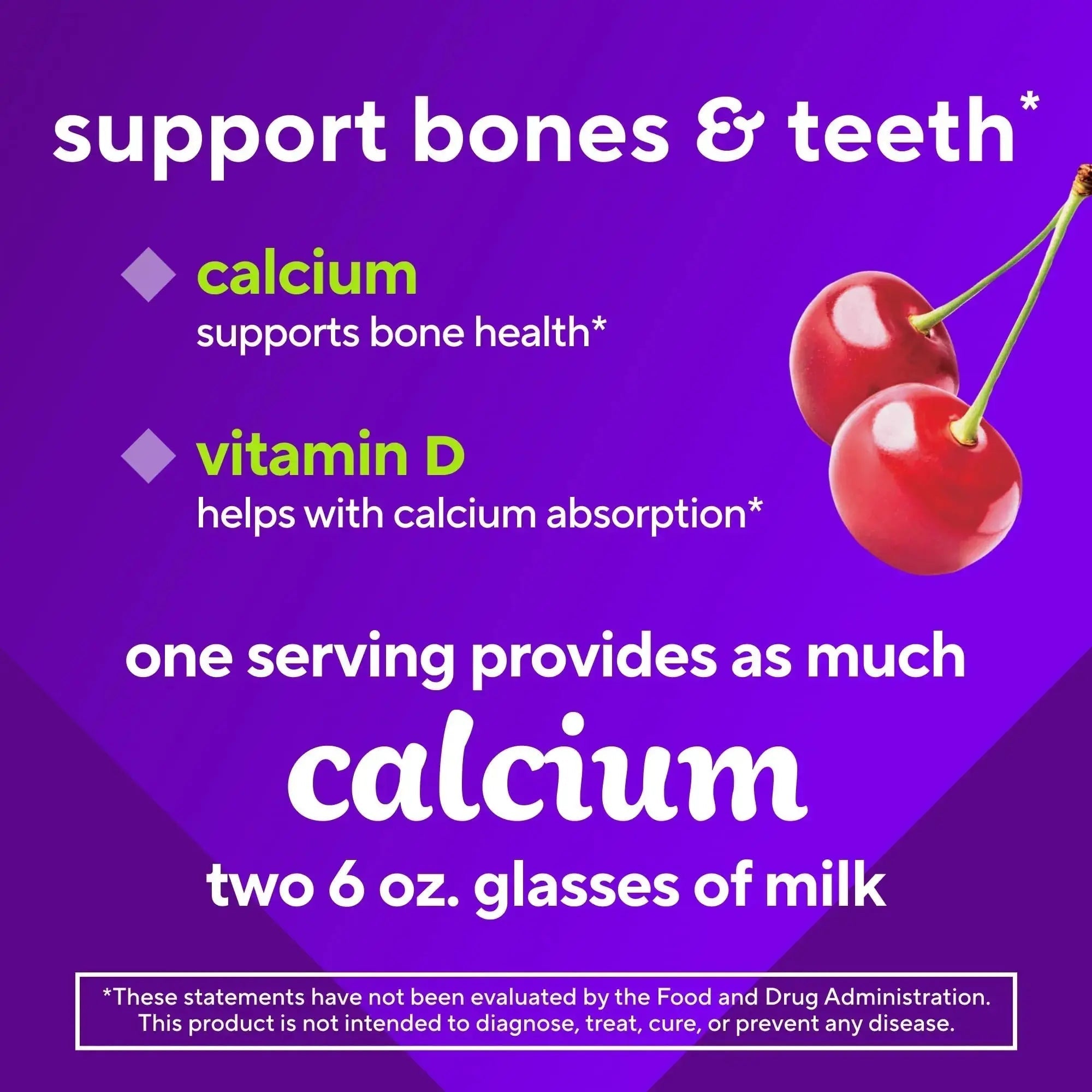 vitafusion Chewable Calcium Gummy Vitamins for Bone and Teeth Support, Calcium Gummies, Fruit and Cream Flavor, 100 Count, 50 Day Supply Vitafusion Au supplements