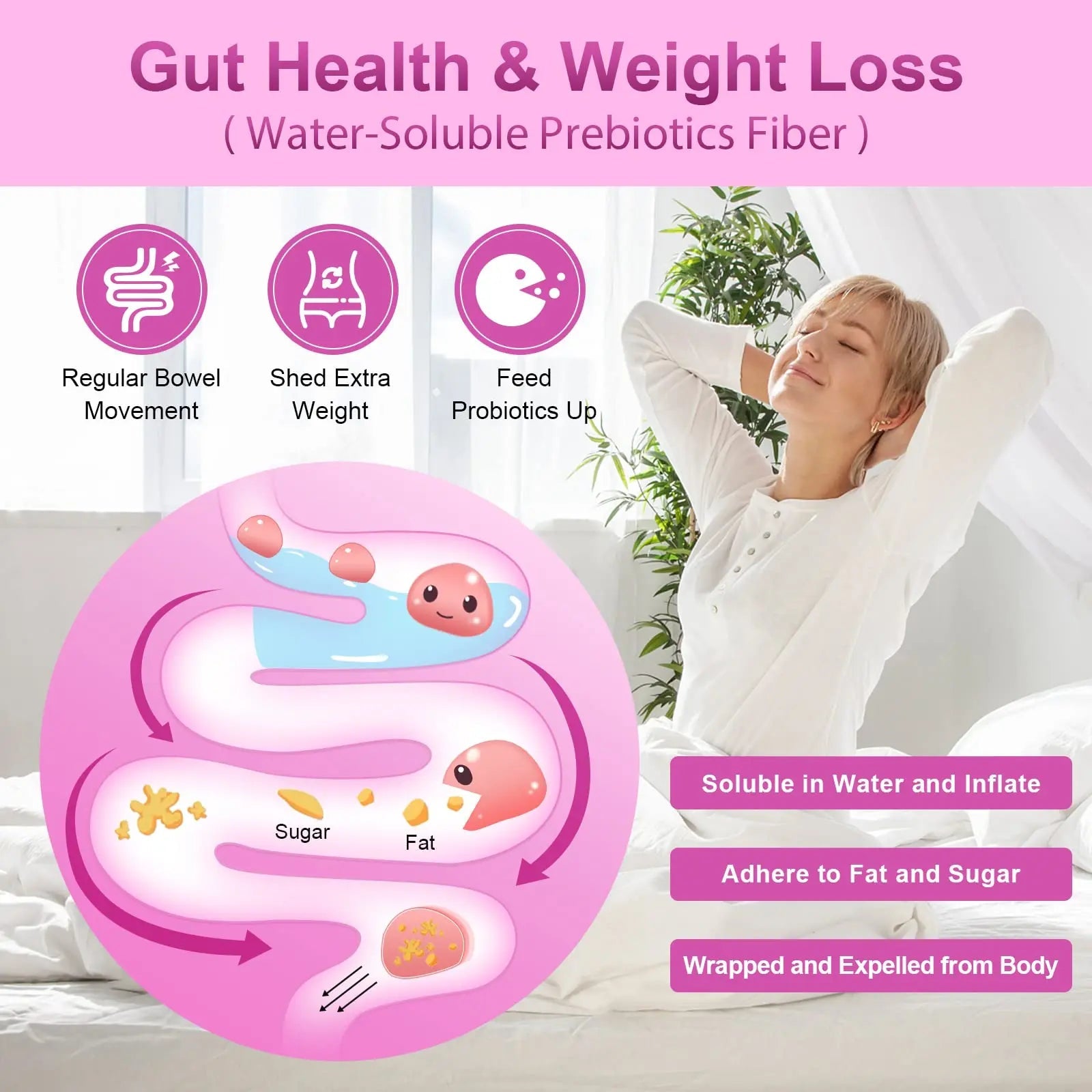 Probiotics for Women Digestive Health, 100 Billion CFUs Probiotic with Digestive Enzymes NATURE TARGET Au supplements