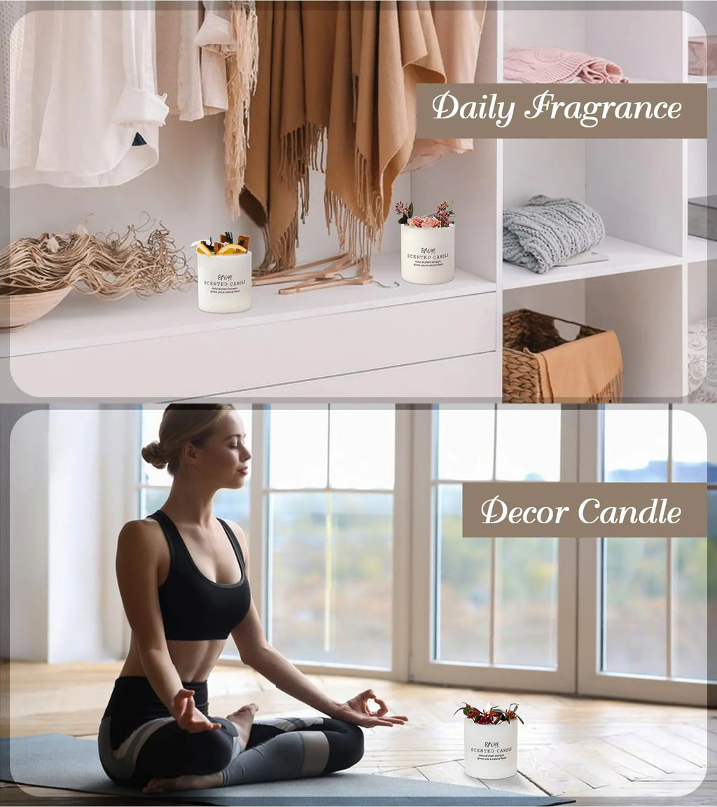 Candles Clearance | Eucalyptus & Orange Aromatherapy Candles | 10 oz Scented Candles Homarom Au supplements