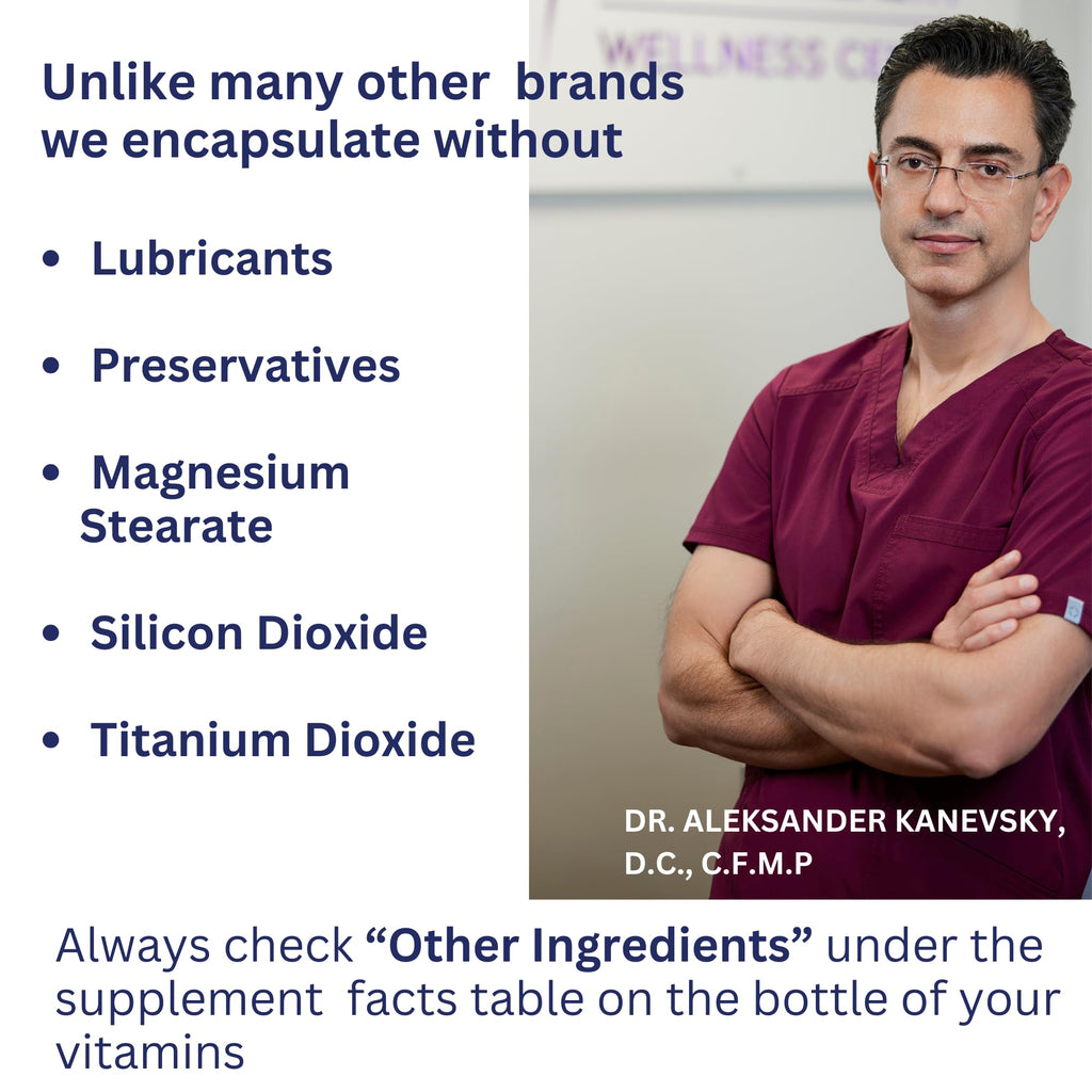 Lithium Orotate 10mg per Capsule - 60 Vegetarian Capsules. Memory and Emotional Wellness Support - Magnesium Stearate Free