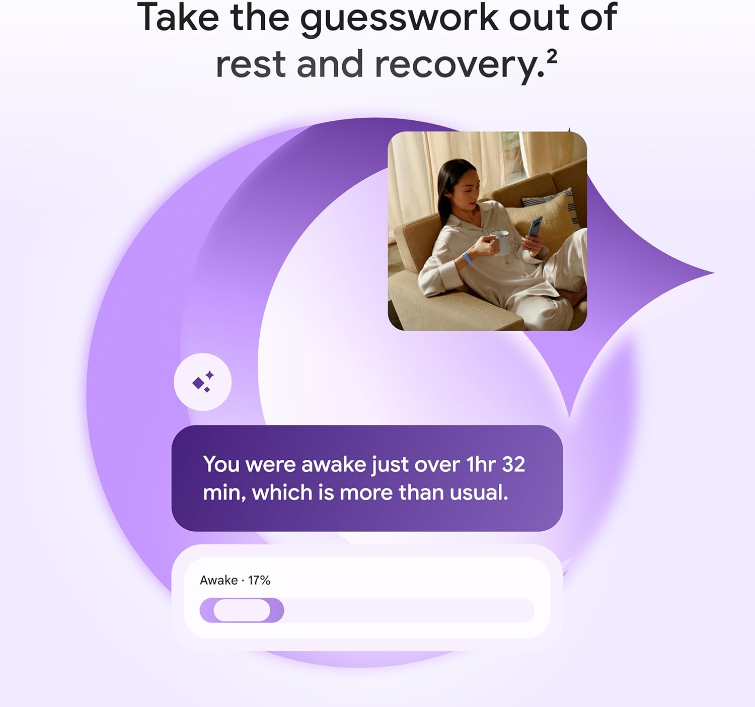 Google Fitbit Air - Screenless Activity Tracker with Fitness, Heart Rate, and Sleep Tracking - Personalized AI-Powered Coaching - Up to 7 Days’ Battery Life - Works with iOS and Android - Obsidian