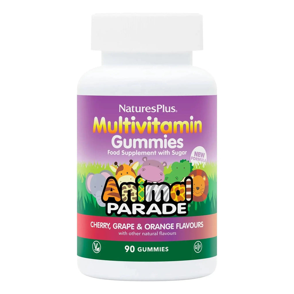 NaturesPlus Animal Parade Multivitamin Children's Gummies - 90 Count - Assorted Cherry, Grape & Orange Flavors NaturesPlus Au supplements