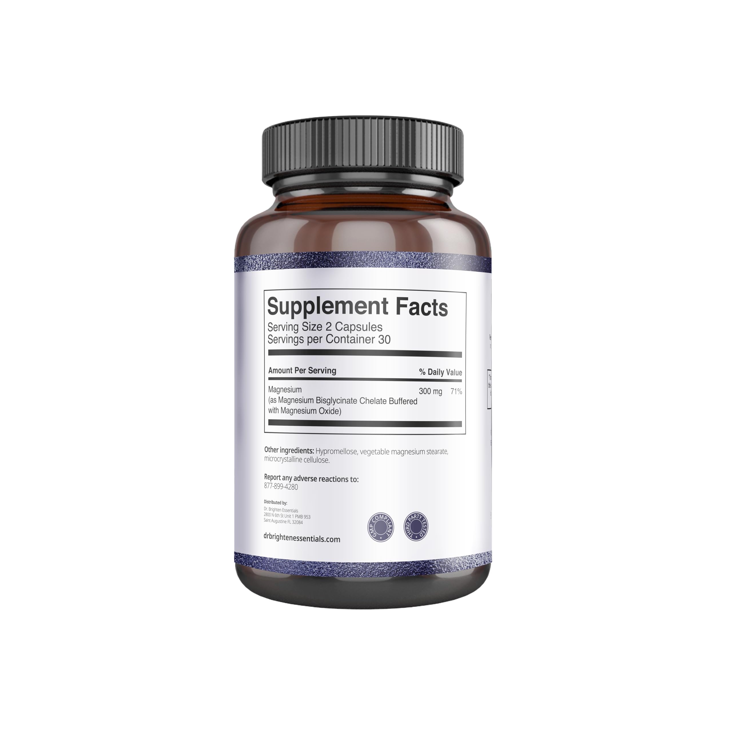 Dr. Brighten Magnesium Plus (as Magnesium Bi-glyncinate) - Beneficial in Maintaining a Healthy Mood, Sleep, Hormone Balance and Reducing Symptoms of PMS and Menstrual Cramps Dr. Brighten Au supplements