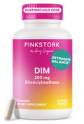 Pink Stork DIM Supplement for Women - Estrogen and Hormone Balance for Menopause, Perimenopause & PMS - DIM 200 mg Plus BioPerine for Mood Support - 60 Day Supply Pink Stork Au supplements