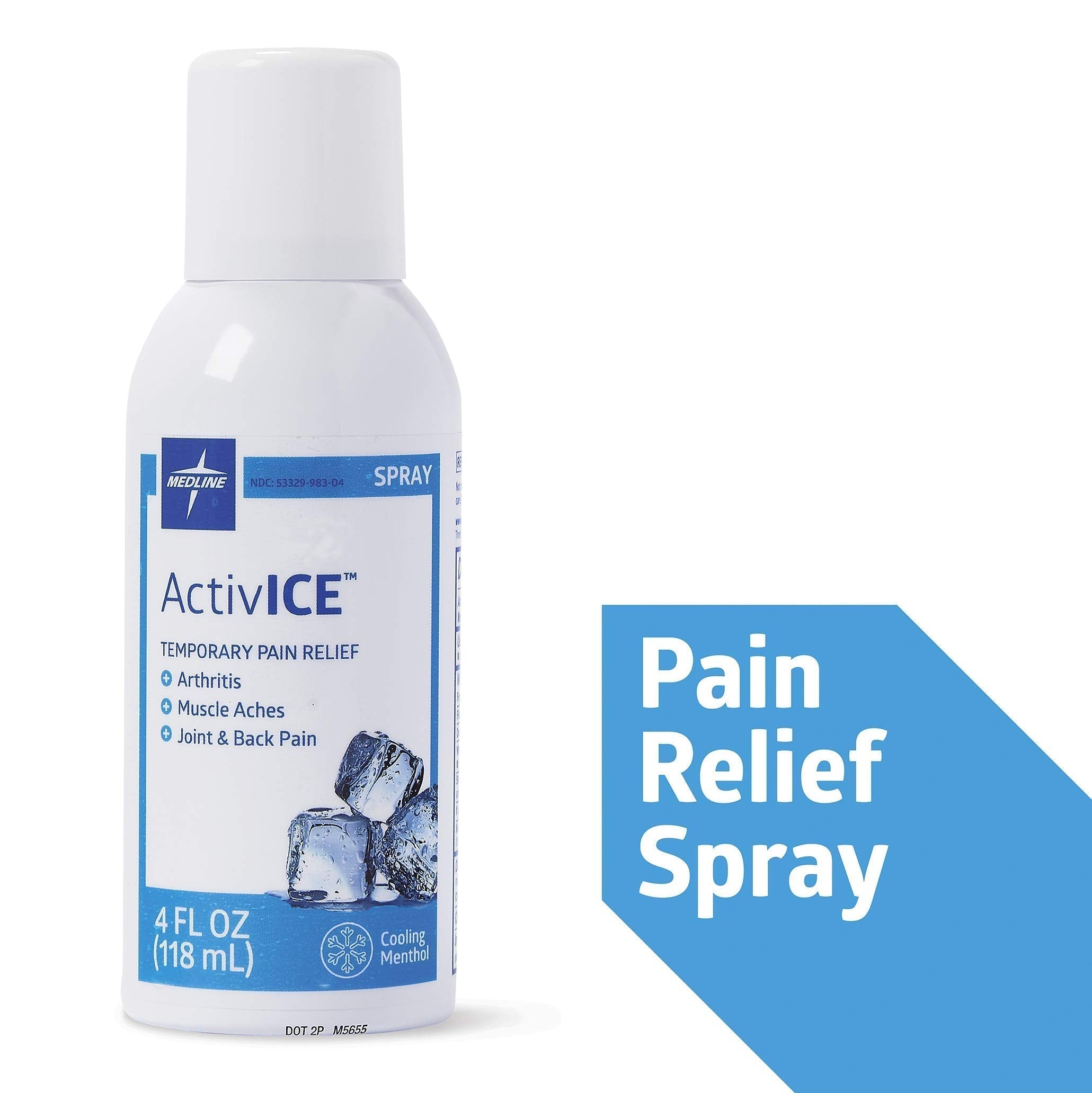 Medline ActivICE Spray Cooling Gel, Topical Pain Relief for Arthritis, Joint, Muscle, Back & Body Aches & Pain, 4 oz Medline Au supplements