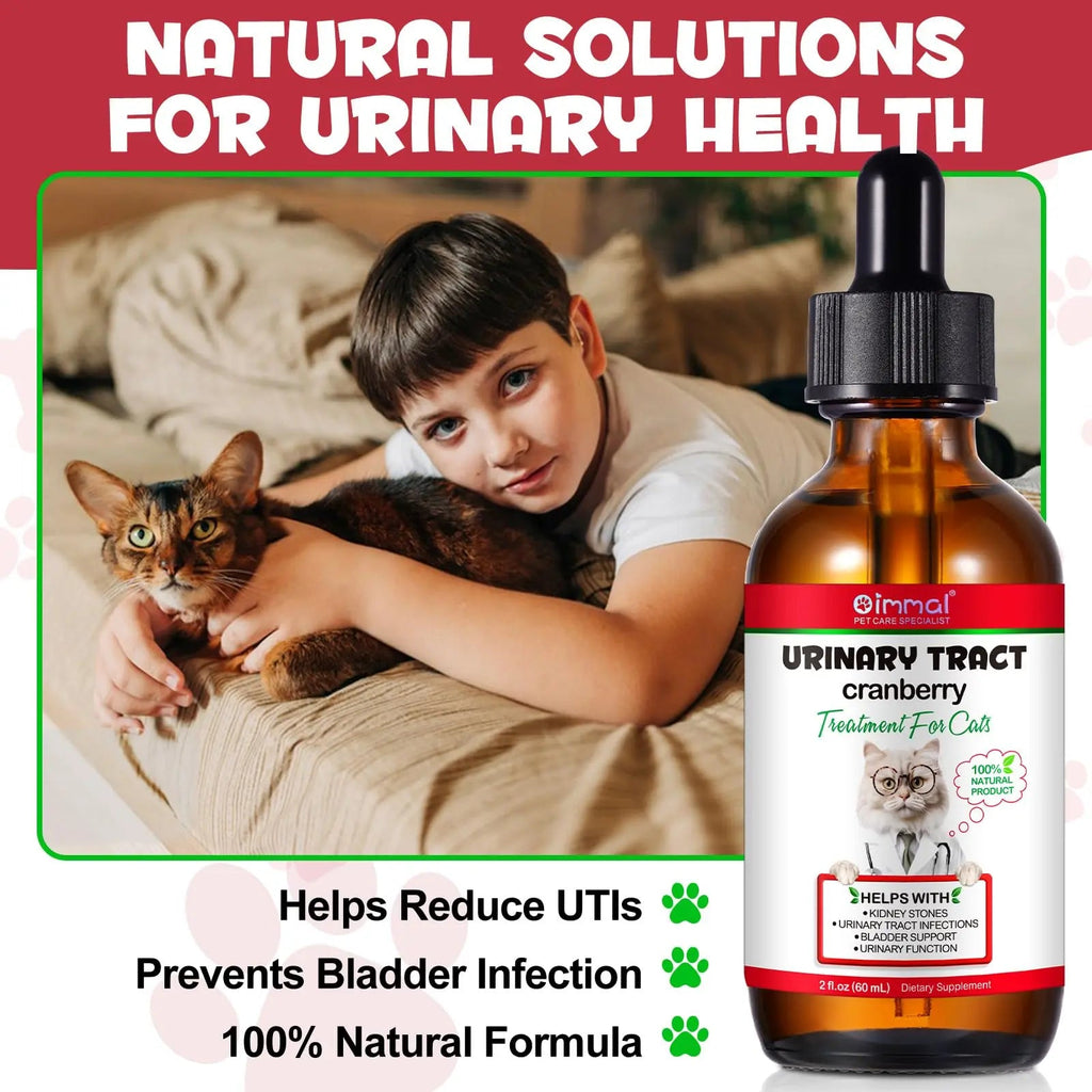 Cat Urinary Tract Infection Treatment, Cat UTI Treatment Drops Supports Bladder, Kidney Stone, Cranberry Kidney Bladder Support Supplement, Chicken Flavor, 60ml BTQAFVZT Au supplements