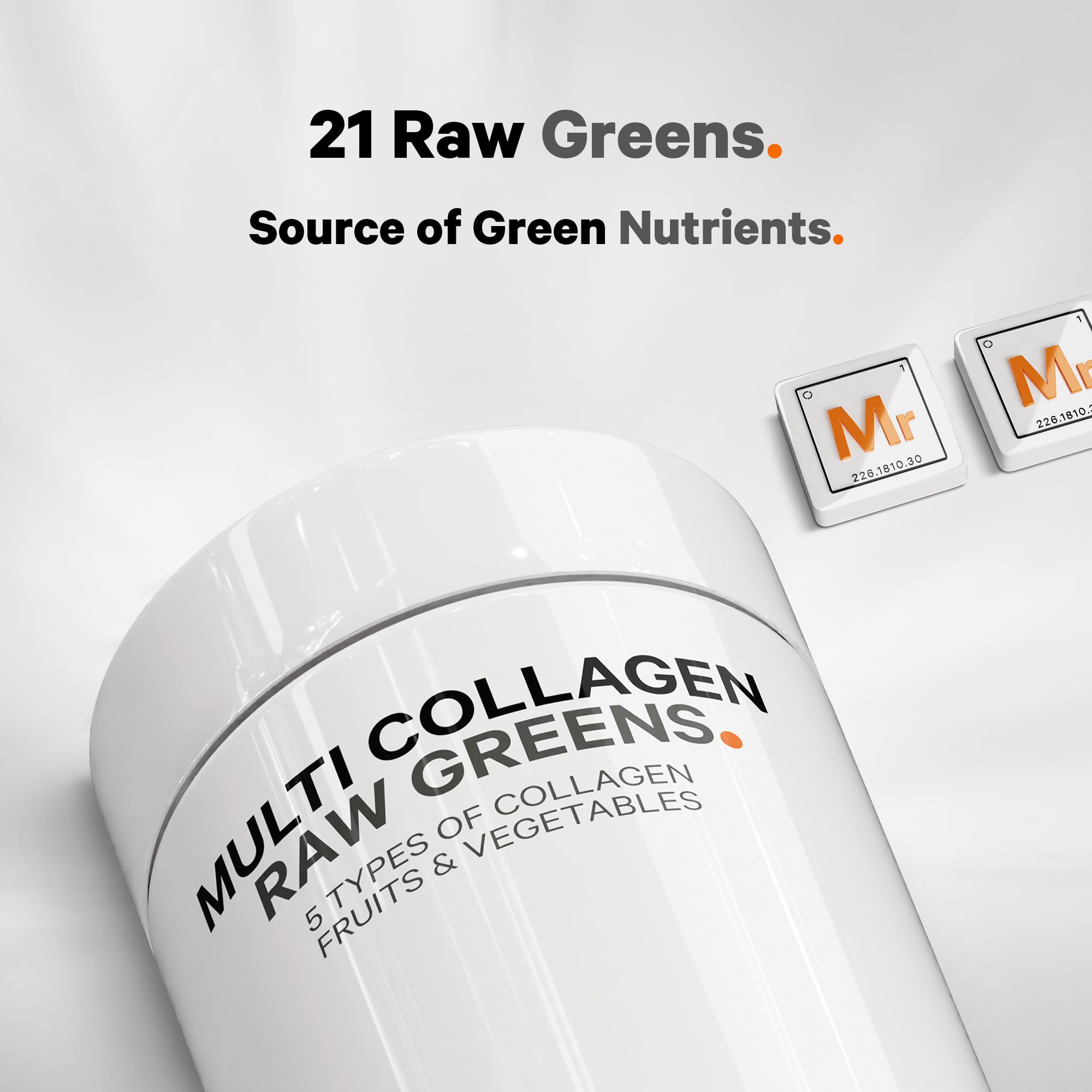 Codeage Multi Collagen Protein + Organic Raw Greens Superfood Capsules Supplement, 21 Fruits & Veggies, Grass-Fed Hydrolyzed Collagen Peptides, 5 Types All-in-One, 180 Count Codeage Au supplements