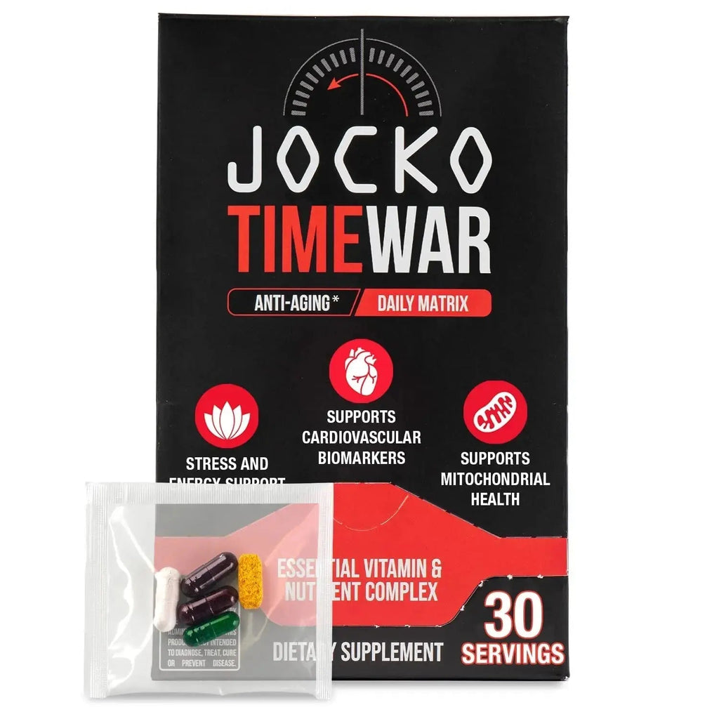 Jocko Fuel TIME WAR - Multivitamin for Men & Women. NAD Supplement for Healthy Aging, Heart, Bone, & Eye Health. Essential Vitamins and Minerals Jocko Fuel Au supplements
