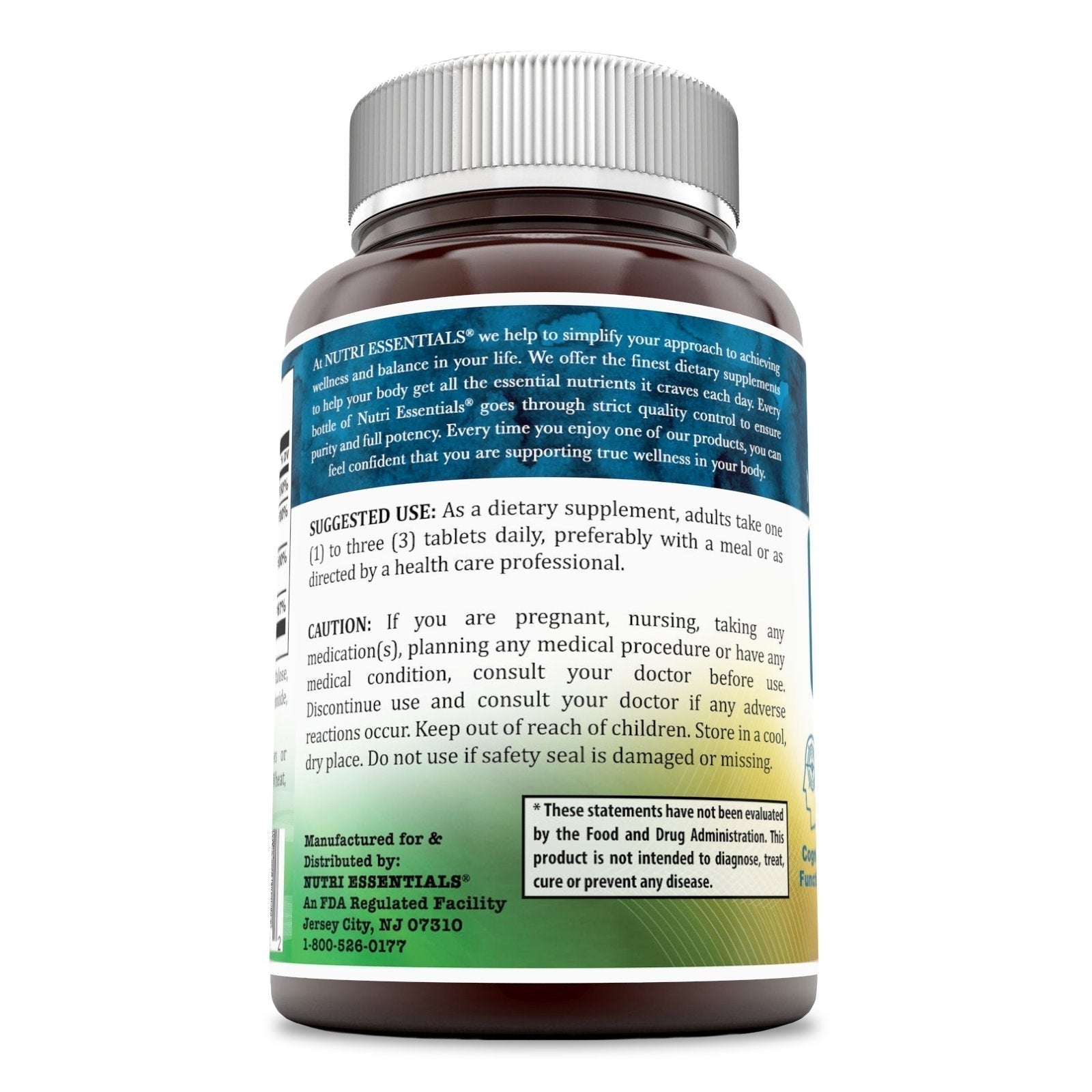 Nutri Essentials Calcium Magnesium Zinc + Vitamin D3 Tablets- Promotes Strong Bones & Teeth, Support Nerve & Muscle Function* (300 Count) Nutri Essentials Au supplements