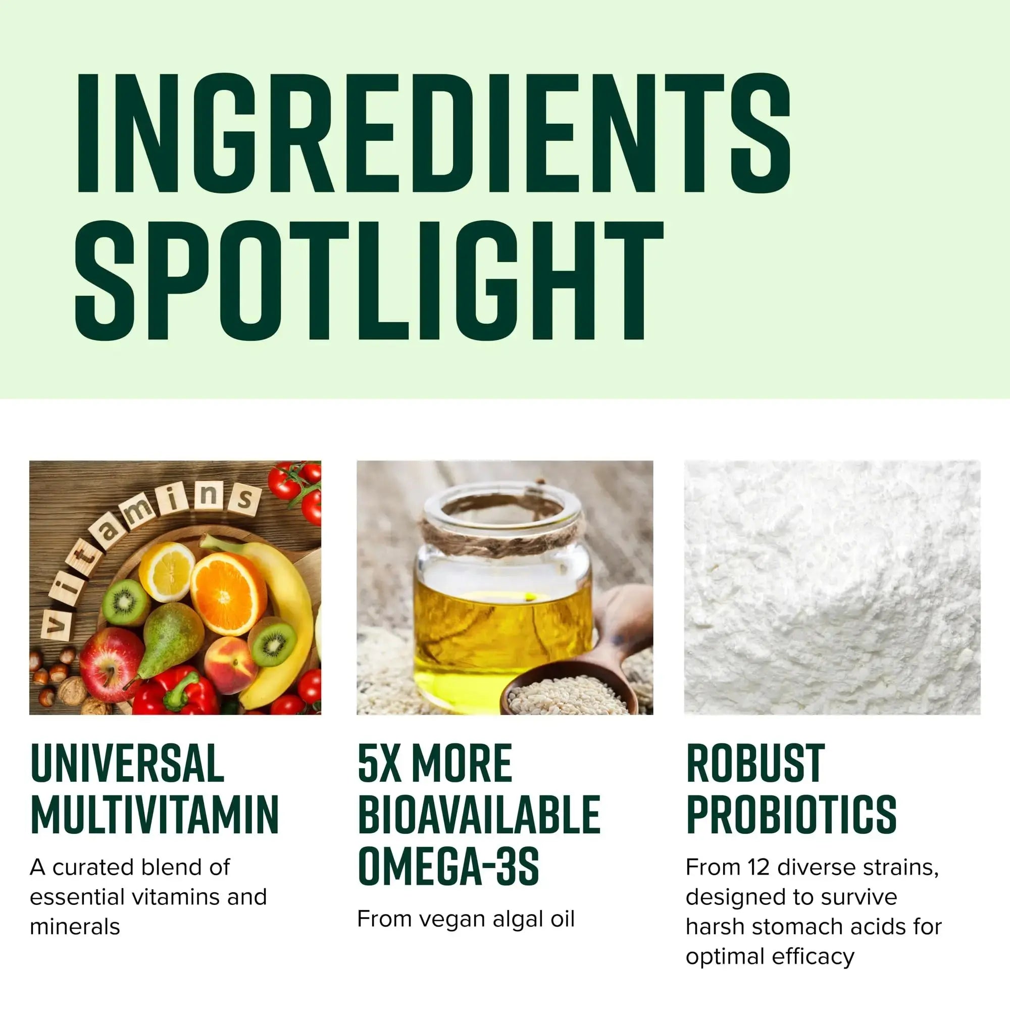 Vibrant Health, Trilogy Vegan, Probiotic Multivitamin with an Essential Blend of Omega-3 from Vegan Algal Oil, Vitamin A, B12, C, D3, E Vibrant Health Au supplements