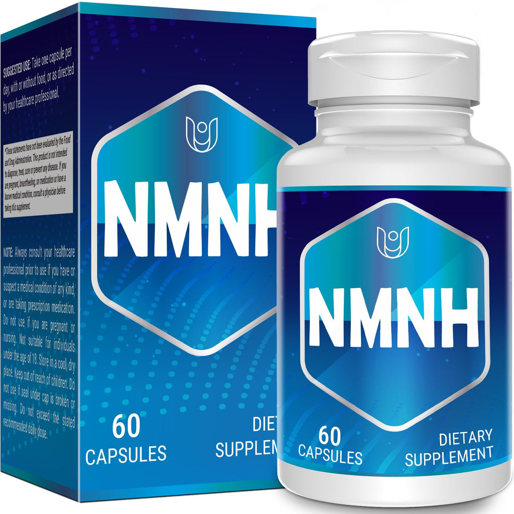 NMNH (Dihydronicotinamide Mononucleotide), NAD Supplement to Boost NAD+ Levels as We Age (May Be More Effective Than Nicotinamide Riboside), NMNH Supplement for Anti-Aging, 60 Capsules (60 Servings) Ucessuyy Au supplements