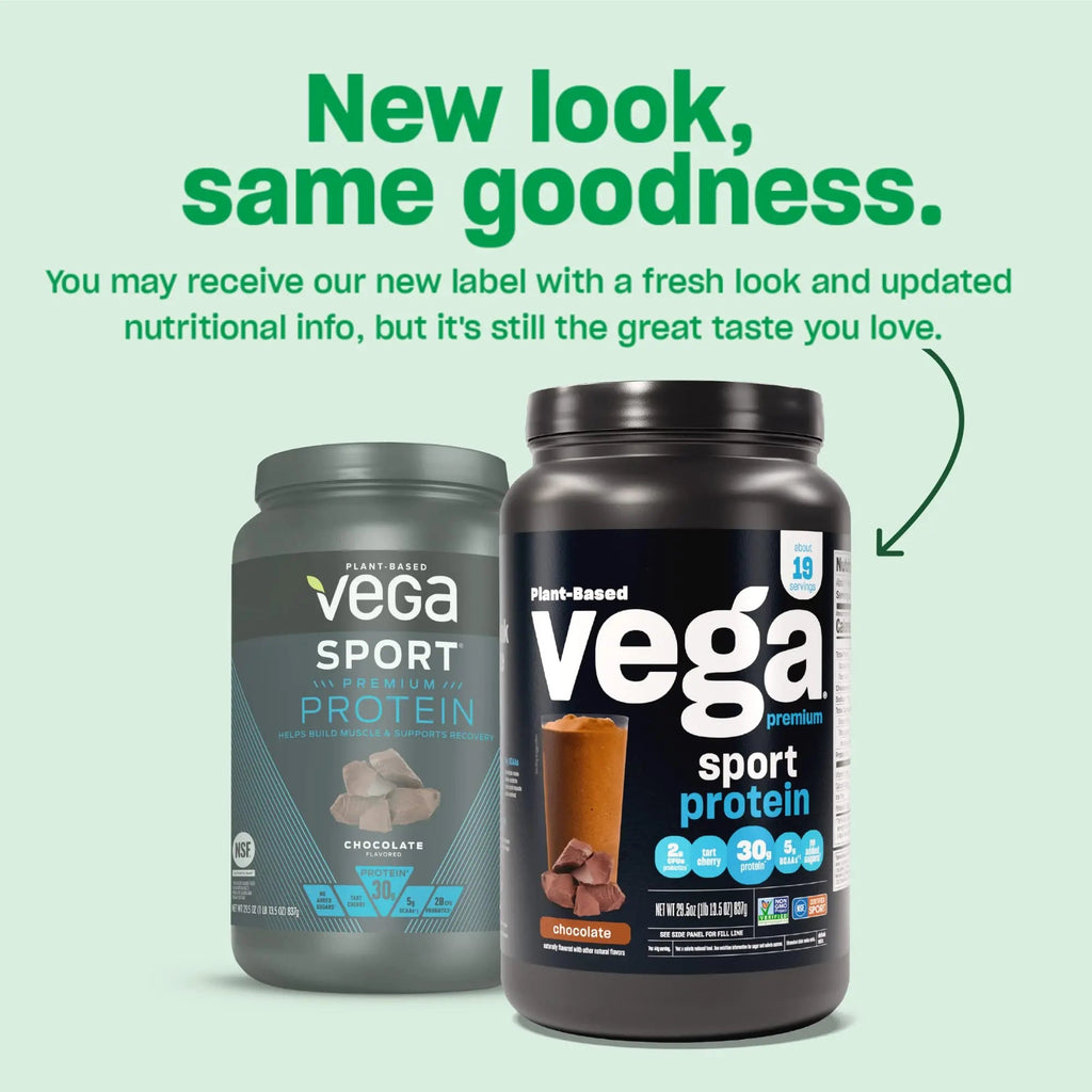 Vega Premium Sport Protein Vanilla Protein Powder, Vegan, Non GMO & Sport Pre-Workout Vega Au supplements