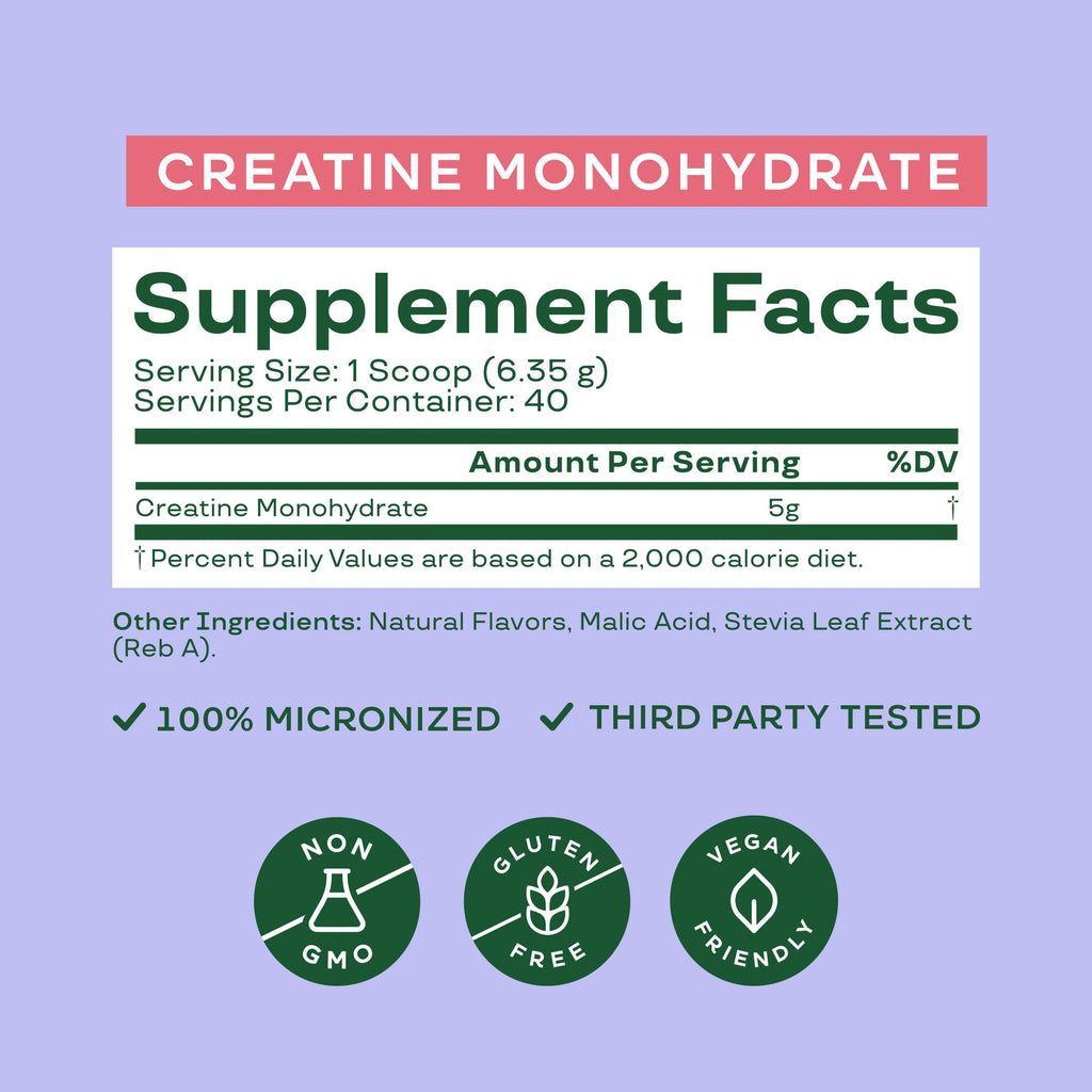 Bloom Nutrition Creatine Monohydrate Powder, 5g Micronized Creatine per Serving, Supports Muscle Recovery, Strength, Endurance, Pre or Post Workout, Gluten Free