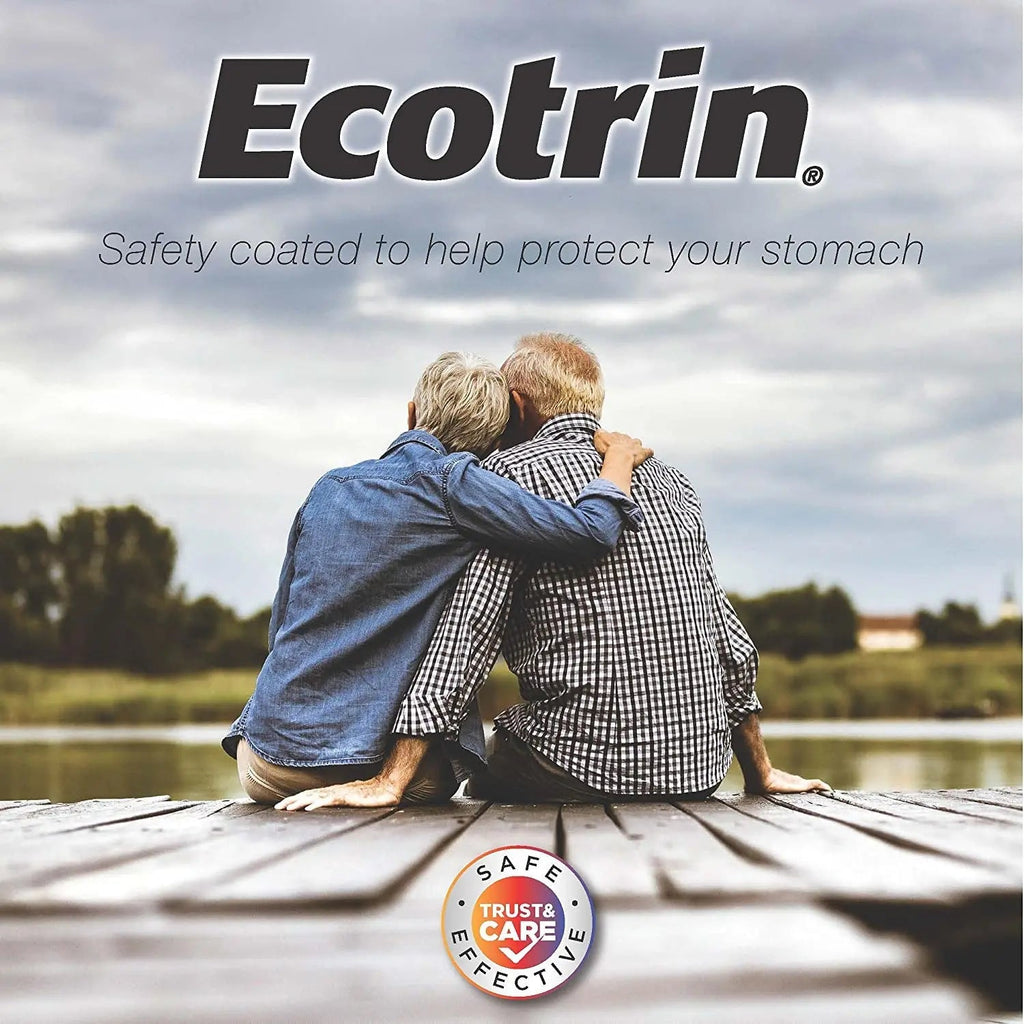 Ecotrin Low Strength Safety Coated Aspirin | NSAID | 81mg | 365 Tablets (2 Pack) Ecotrin Au supplements