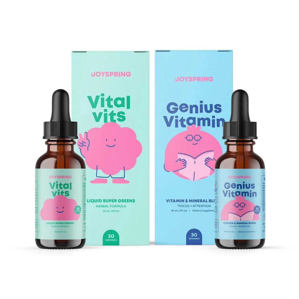 JoySpring Daily Multivitamin with Burdock Root & Elderberry Bundle | Kids Vitamins Naturally Sourced JoySpring Au supplements