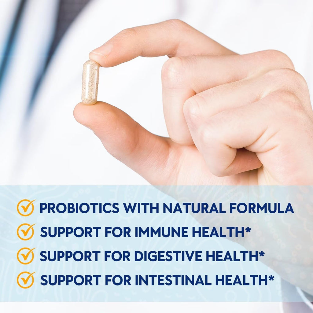 Probiotics for Women & Men 120 Billion CFU with 36 Probiotic Strains for Digestive Health and Gut Health, Delayed Release Capsules, Stomach Acid Resistant,