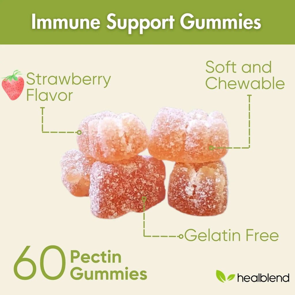 healblend Power-Packed Multivitamin Bear Gummies for Adult | Vitamins C, D3, B6, B12, Iron, Zinc healblend Au supplements