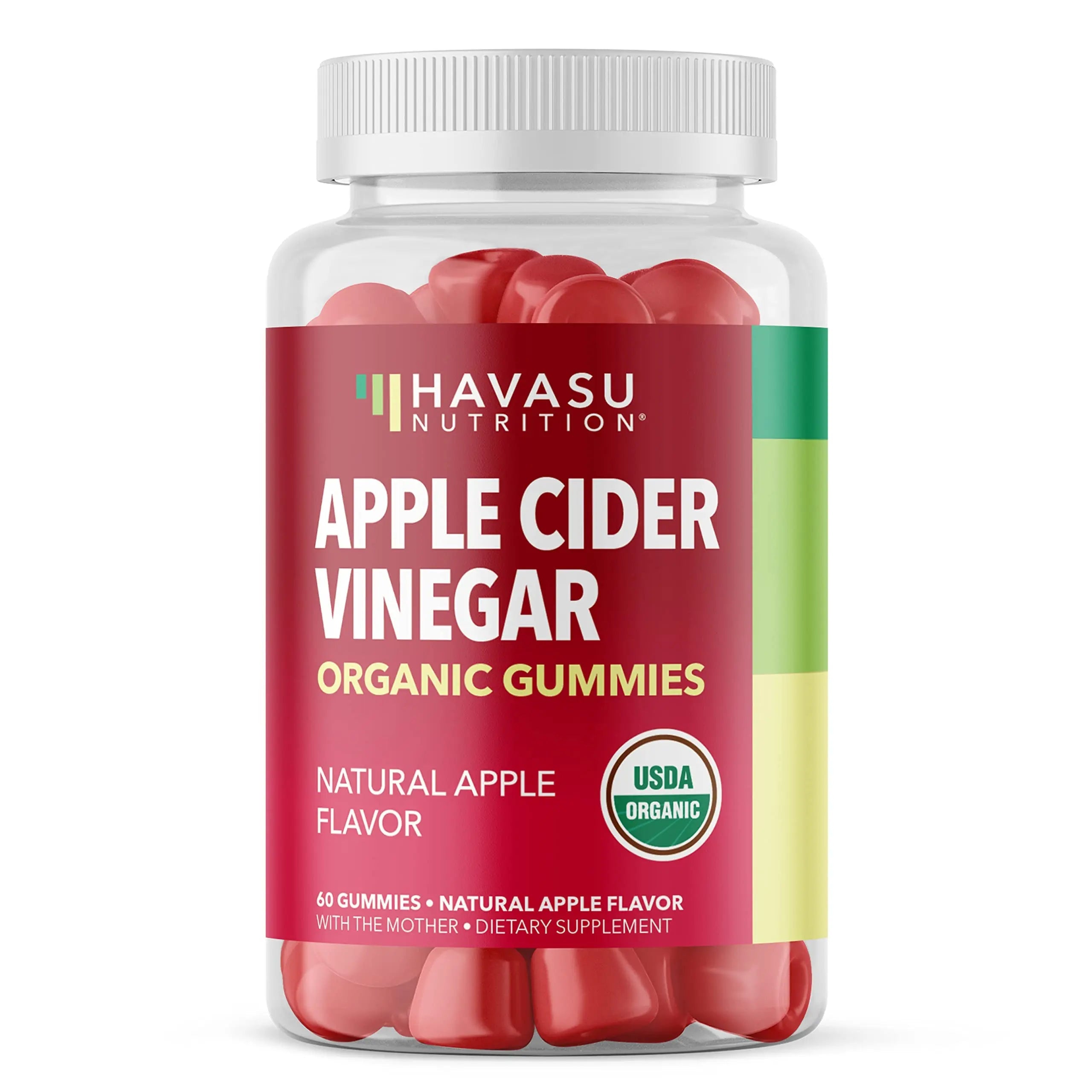 Organic Apple Cider Vinegar Gummies Detox | The Mother Enzyme | ACV Gummy HAVASU NUTRITION Au supplements