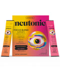 Neutonic Nootropic Focus Blend Powder | Peach Mango & Wild Berry 32 Sticks | Caffeine Free, Zero Sugar | Support Memory, Mental Clarity, Cognitive Function | Boost Focus, Energy, Brain Health Neutonic Au supplements