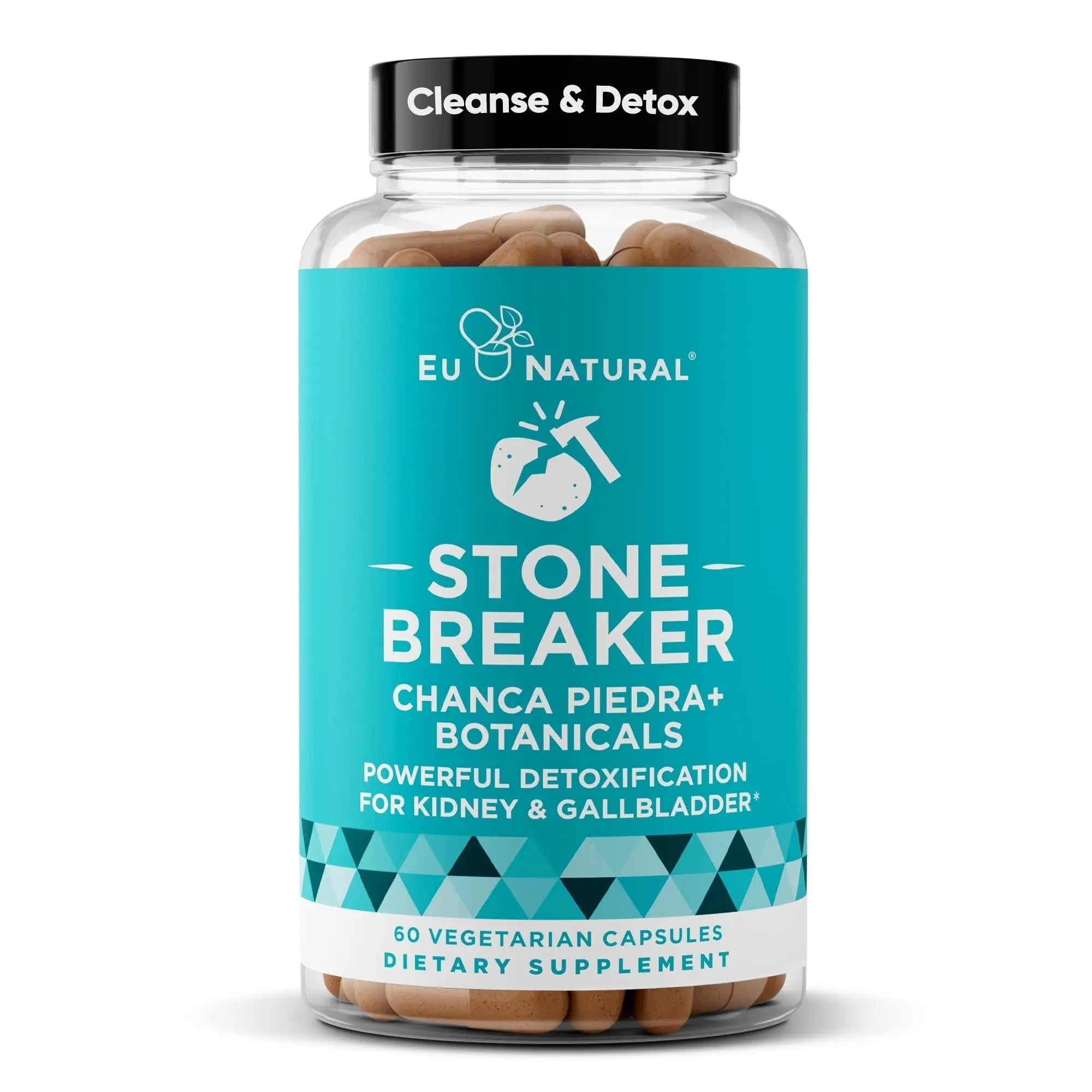 Chanca Piedra Stone Breaker - The Original Stone Breaking Formula with Celery Seed & Parsley - Supports Kidney, Gallbladder & Urinary Tract Cleansing to Help Flush Impurities - 60 Vegetarian Capsules Eu Natural Au supplements