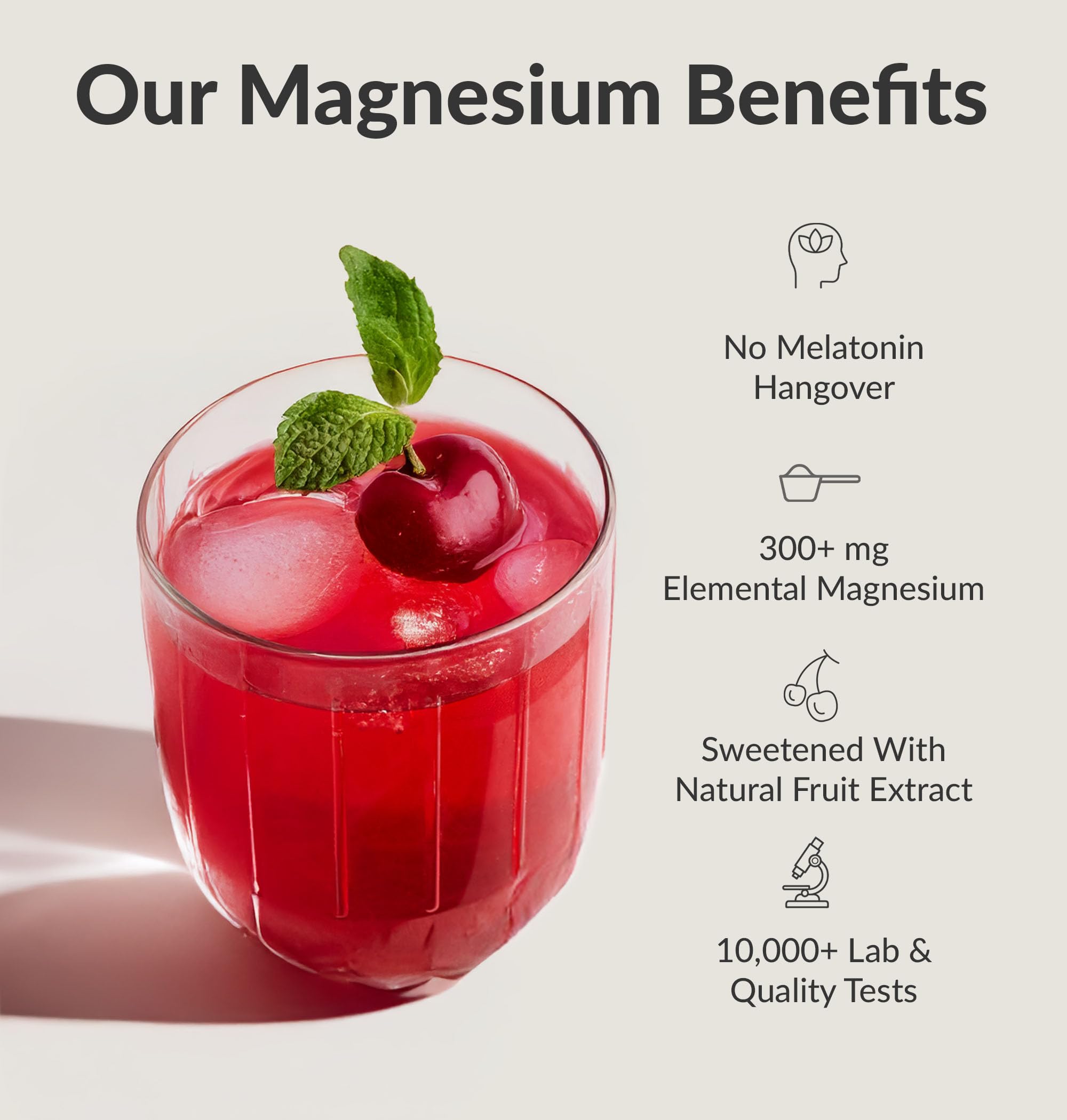 BIOptimizers Magnesium Breakthrough Drink - 8 Forms of Magnesium, Electrolytes, Sleep Health, Stress, Muscle Recovery, Heart Support | Glycinate, Citrate, Malate- Tart Cherry BIOptimizers Au supplements