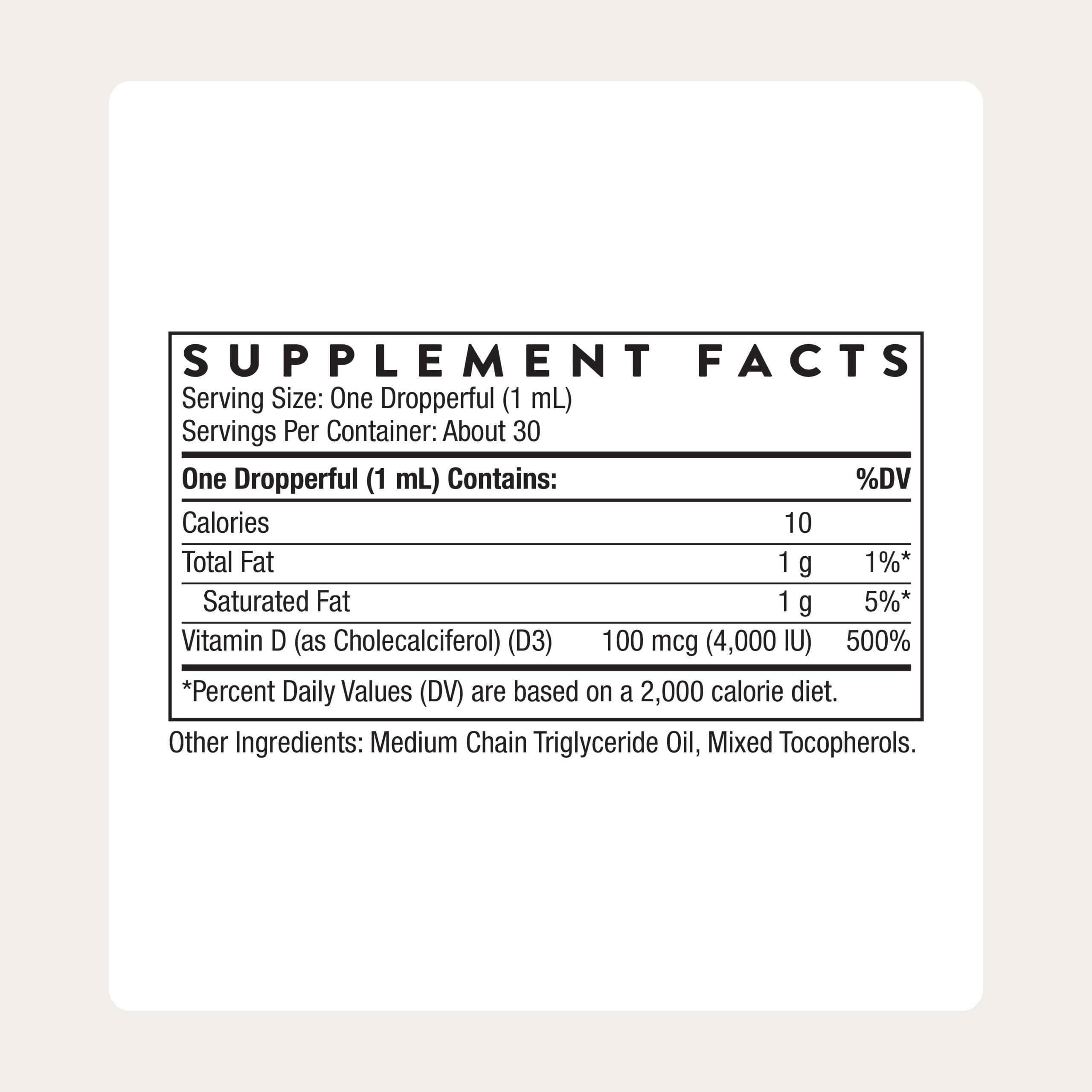THORNE - Vitamin D3 with a Metered Dispenser - Liquid Vitamin D Vegan Supplement - Supports Healthy Bones, Teeth, Muscles, Cardiovascular & Immune Function* - 4,000 IU - 1 Fl Oz (30 mL) - 30 Servings THORNE Au supplements