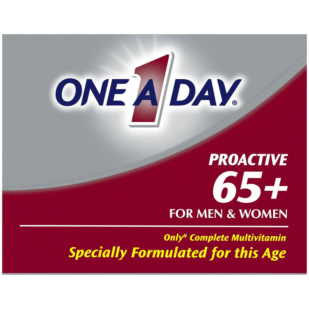 ONE A DAY Proactive 65+, Mens & Womens Multivitamin, Supplement with Vitamin A, Vitamin C, Vitamin D, and Zinc for Immune Health Support ONE A DAY Au supplements