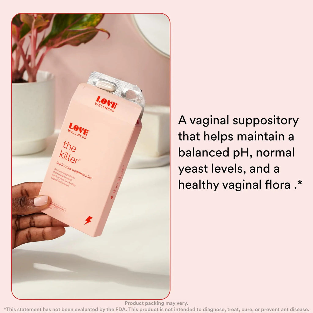 Love Wellness Good Girl Probiotics & The Killer | Vaginal pH Balance Supplement & Boric Acid Suppositories Love Wellness Au supplements